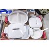 Image 1 : BOX WITH 2 CORNINGWARE CASSEROLE