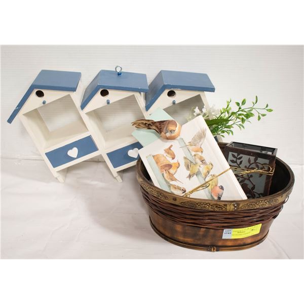 HOME DECOR BIRD THEMED