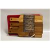 Image 1 : 4 NEW SEALED ACACIA WOOD CUTTING BOARDS