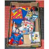 Image 1 : FLAT WITH ASSORTMENT OF SUPERMAN