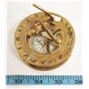 Image 1 : BRASS SUNDIAL AND COMPASS