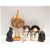 Image 1 : WOODEN OSTRITCH, 2 SINGING HAMPSTERS + 2 ORNAMENTS