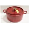 Image 1 : CAST IRON POT 4QT WITH LID