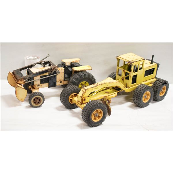 4 LARGE METAL TONKA TOYS