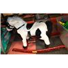 Image 1 : KIDS ROCKING HORSE WITH STIRRUPS AND HANDLE