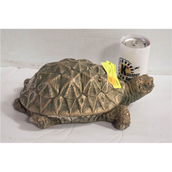 OWL AND TURTLE STATUES