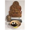 Image 1 : ESTATE BUDDHA HEAD, STATUE & POTTERY-ESTATE