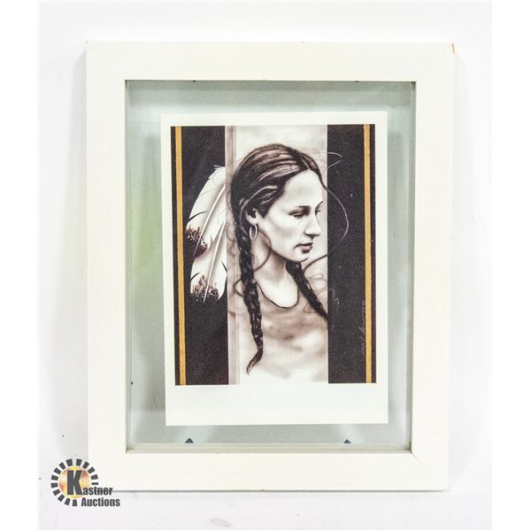 AB FIRST NATION ARTIST CHRIS LYNCH FRAMED