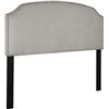 Image 1 : RIVET NAILHEAD BORDERED LUXURY QUEEN HEADBOARD
