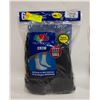 Image 1 : NEW BLACK CREW SOCKS 12-16 SIZE 6-PACK
