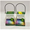Image 1 : 2 COLOR CHANGING LED CITRONELLA CANDLES