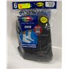 Image 1 : NEW BLACK CREW SOCKS 12-16 SIZE 6-PACK