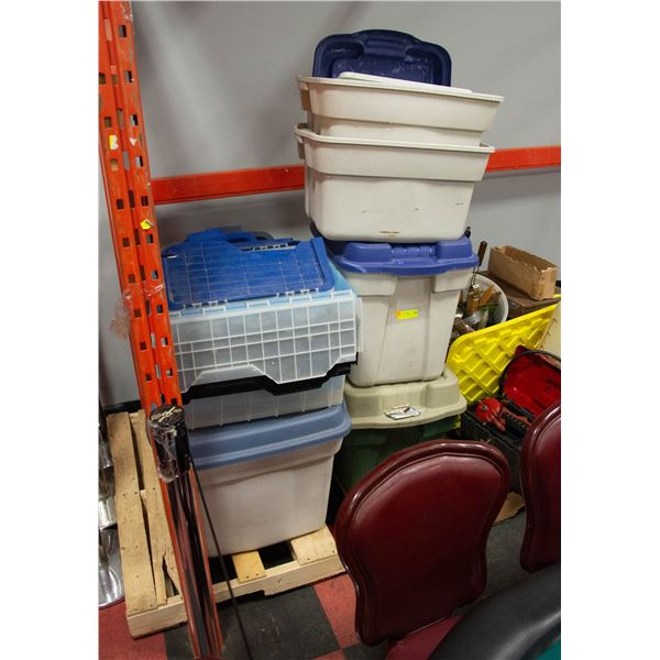 TOTES ASSORTED PALLET LOT