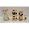 Image 1 : 2 HANDMADE VASES + HANDMADE JUG SET TOGETHER