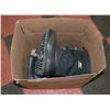 Image 1 : MENS WORK BOOTS SIZES 8, 10, 11 (FOUR PAIRS)