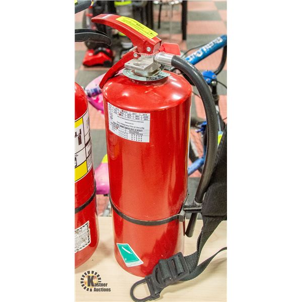 10LB CERTIFIED FULLY CHARGED FIRE EXTINGUISHER