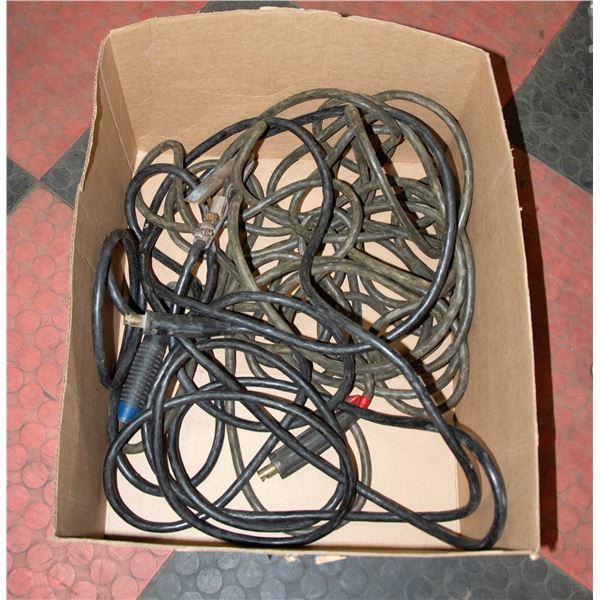 WELDING CABLE ASSORTED BOX LOT