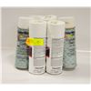 Image 1 : SIX CANS OF WHITE SPRAY PAINT
