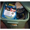 Image 1 : RUBBERMAID TOTE OF CAR CARE PRODUCTS,