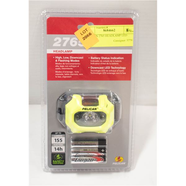 PELICAN 2765 HEADLAMP LED