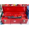 Image 2 : RED MASTERCRAFT TOOL BOX WITH SOCKETS & WRENCHES