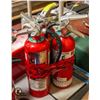 Image 1 : 3 5LB CERTIFIED, FULLY CHARGED FIRE EXTINGUISHERS