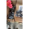 Image 5 : LOT OF NEW FACESHELD WITH CASTERS, COAXIAL CABLE, TONER, FURNITURE FEET AND MORE