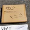 Image 3 : VIVO DESK MONITOR RISER AND UNDER DESK KEYBOARD TRAY WITH SWINGING HEIGHT ADJUSTMENT