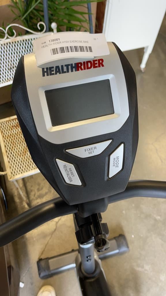 HEALTH RIDER H15X EXERCISE BIKE