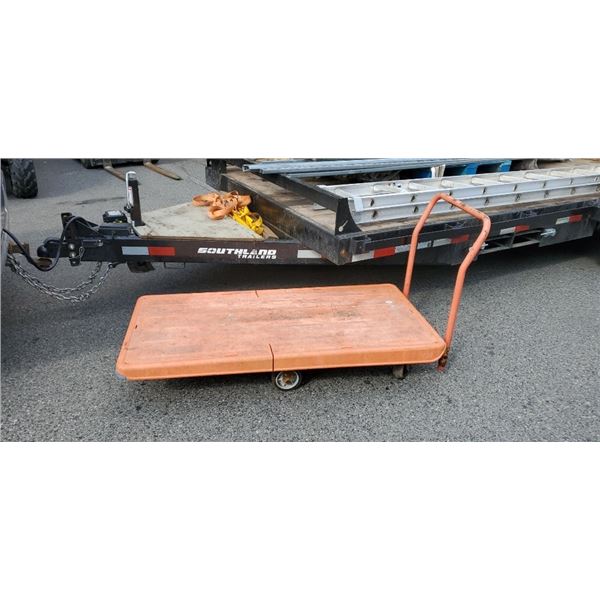 ORANGE  WAREHOUSE CART