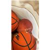 Image 5 : ROLLING CYLINDER CART WITH 11 BASKETBALLS
