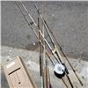 Image 3 : BUNDLE OF FISHING RODS AND TACKLE BOX WITH CONTENTS