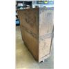 Image 2 : VINTAGE INDUSTRIAL ROLLING CART OPEN FRONT