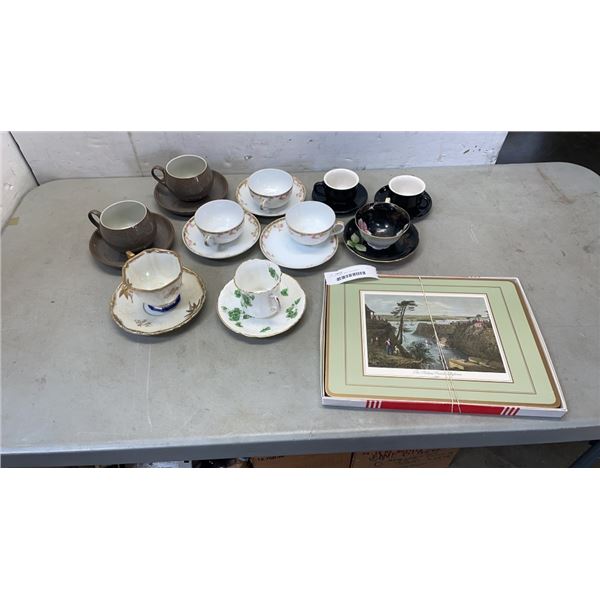 LOT OF CHINA  AND PLACEMATS