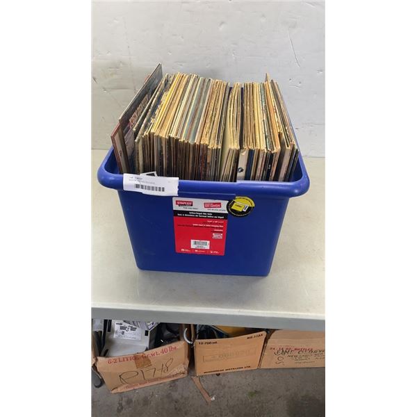 BOX OF VINTAGE RECORDS