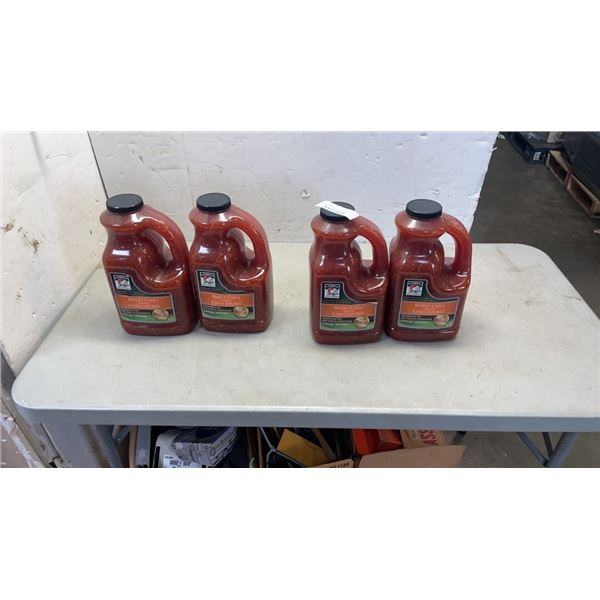 2 NEW CASES OF 2 JUGS SWEET CHILI SAUCE