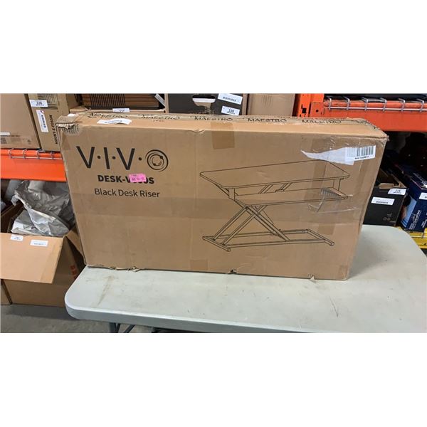 VIVO BLACK DESK RISER