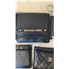 Image 4 : LOT OF 8 LOST PROPERTY LADIES DESIGNER WALLETS - LOUIS VUITTON, COACH, CHANEL, ETC NOT AUTHENTICATED