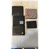 Image 2 : LOT OF 5 LOST PROPERTY MENS DESIGNER WALLETS - GUCCI, DEVY, TOMMY HILFIGER, COACH, HERCHEL, NOT AUTH