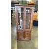 Image 1 : GLASSDOOR CORNER DISPLAY CABINET