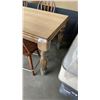 Image 4 : UNFINISHED DINING TABLE WITH 4 CHAIRS