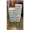 Image 1 : 2 WHITE 6 AND 7 DRAWER ORGANIZERS