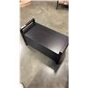 Image 1 : BLACK IKEA STORAGE BENCH