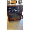 Image 1 : VINTAGE GLASS SLIDING DOOR CABINET