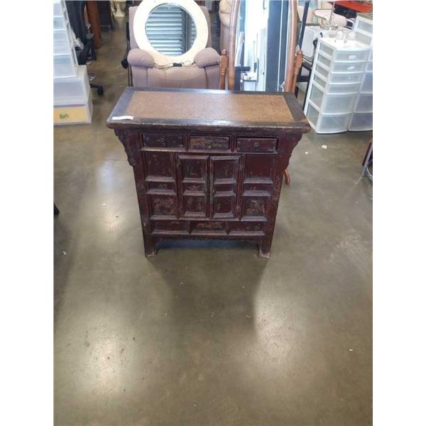 VINTAGE CABINET WITH TOP INSERT