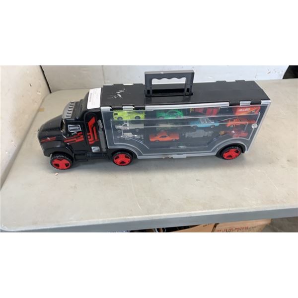 SEMI TRAILER CARRIER OF DIE CAST INCLUDING GENERAL LEE