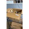 Image 1 : BOX OF GLASS STRAW DISPENSER AND ACRYLIC STANDS