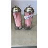 Image 1 : 2 GLASS STRAW DISPENSERS
