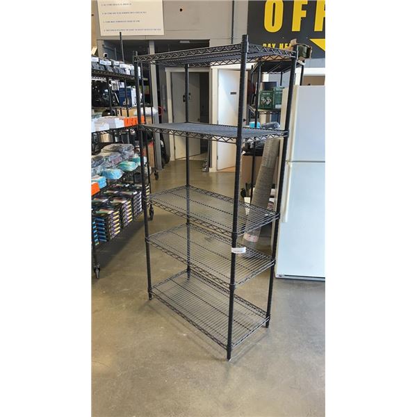 BLACK METAL METRO RACK