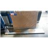 Image 1 : AS NEW BULLETIN BOARD AND METAL SHELF